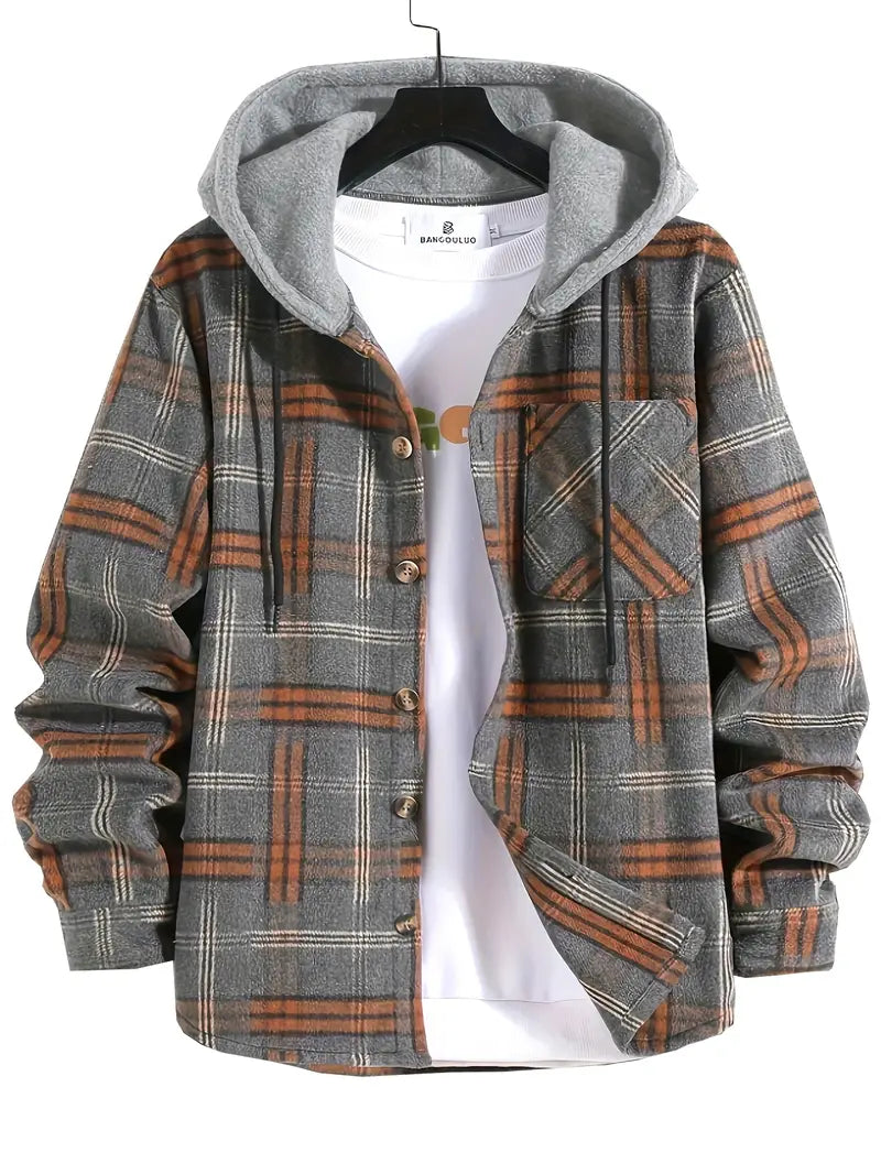 Cedricus - ז'קט עם קפוצ'ון אופנתי ליום יום