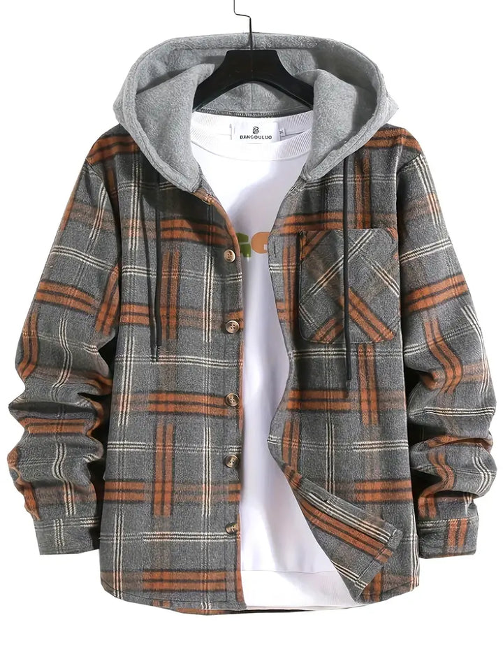 Cedricus - ז'קט עם קפוצ'ון אופנתי ליום יום