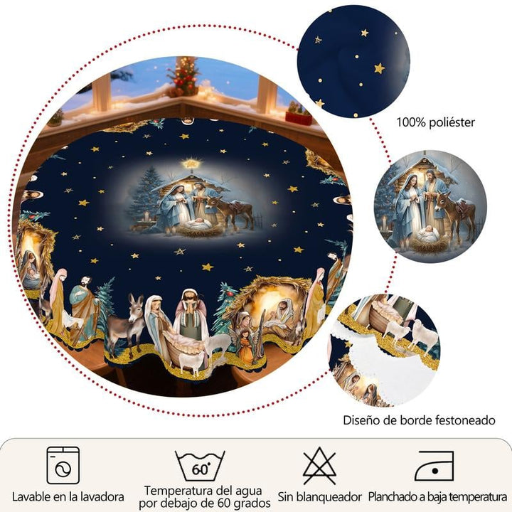 Isanisse - מפת שולחן דקורטיבית לחג המולד