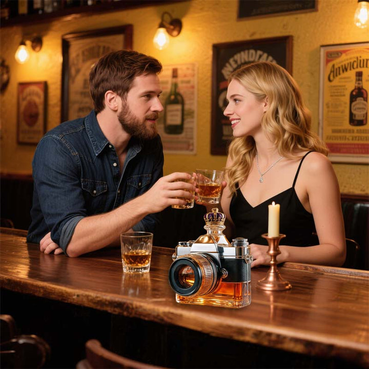 Arvenik - דקנטר זכוכית בצורת מצלמה