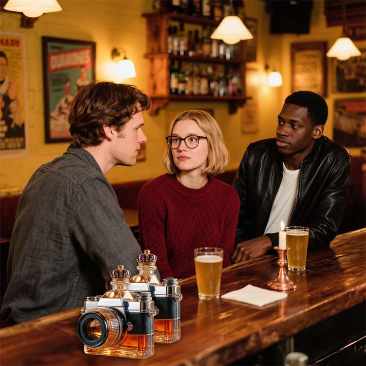 Arvenik - דקנטר זכוכית בצורת מצלמה