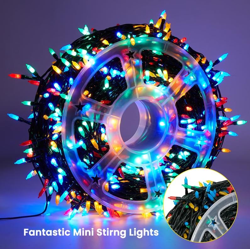 Rivkah - שרשרת אורות מיני LED רב-צבעית