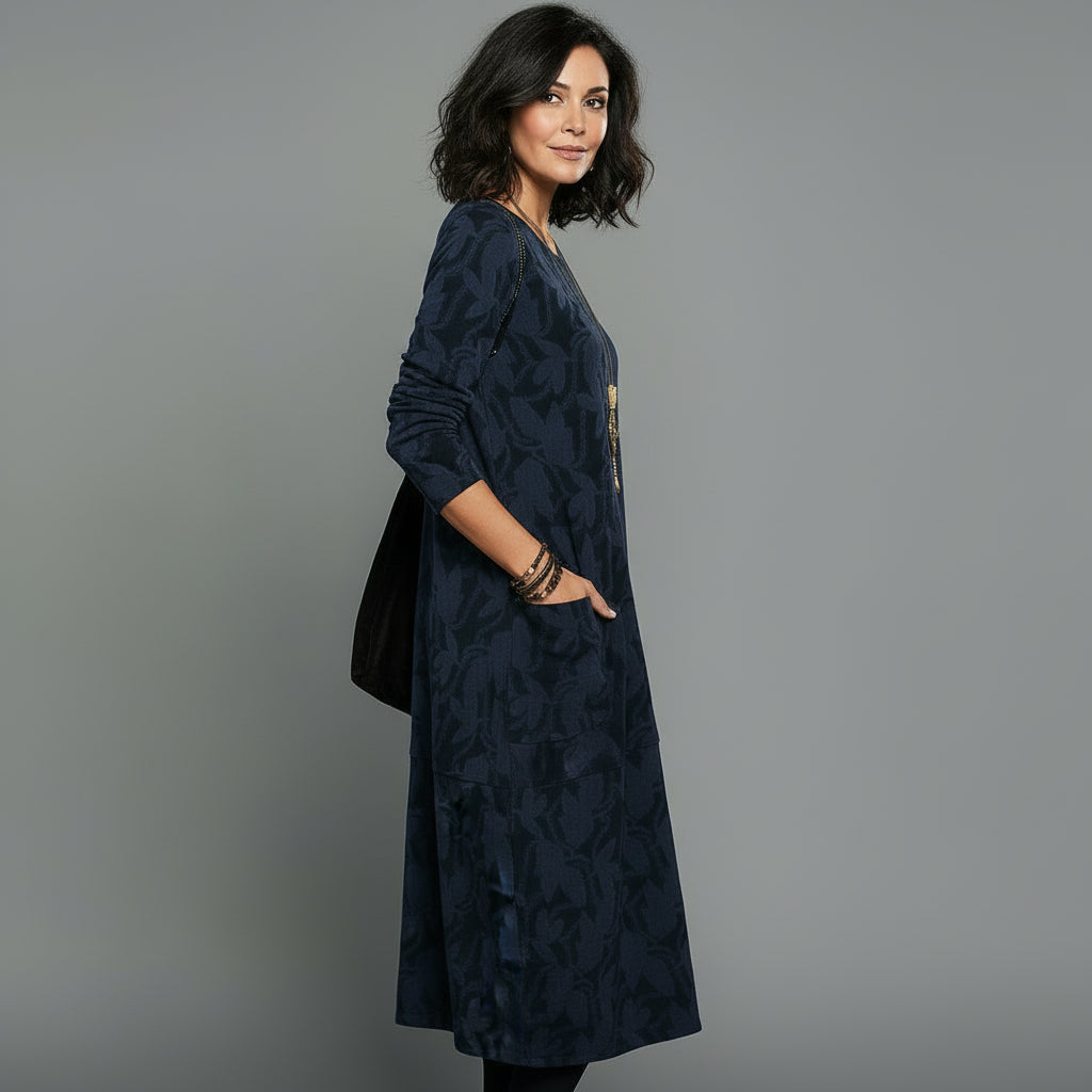 Alisson - שמלת מידי קז'ואל אופנתית