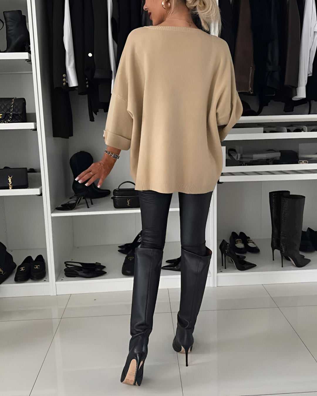 Janelle - סוודר אלגנטי יומיומי