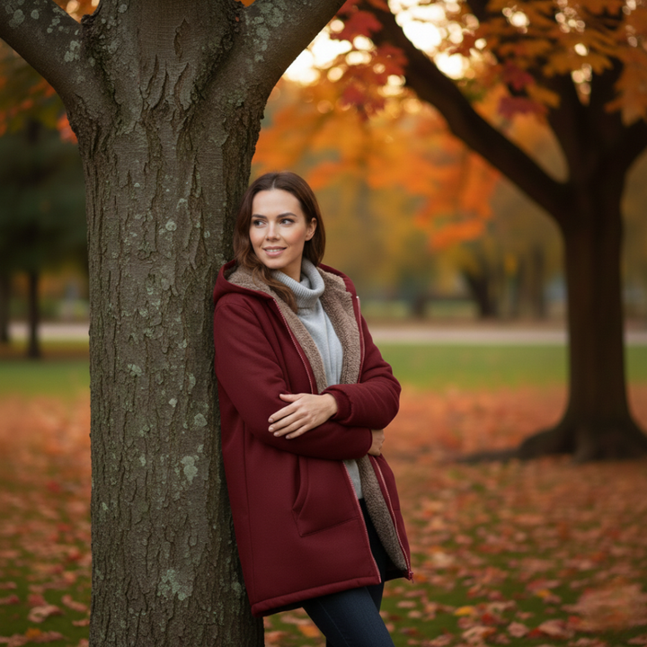 Fiorina - מעיל קז'ואל עם קפוצ'ון אופנתי