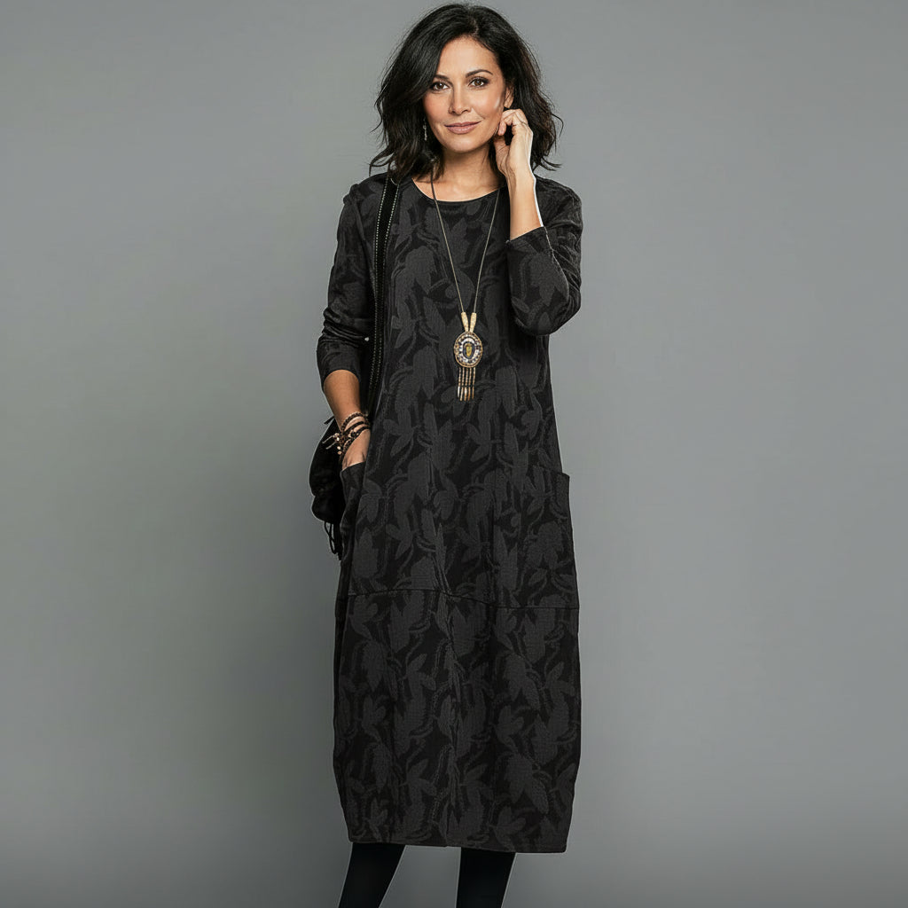 Alisson - שמלת מידי קז'ואל אופנתית