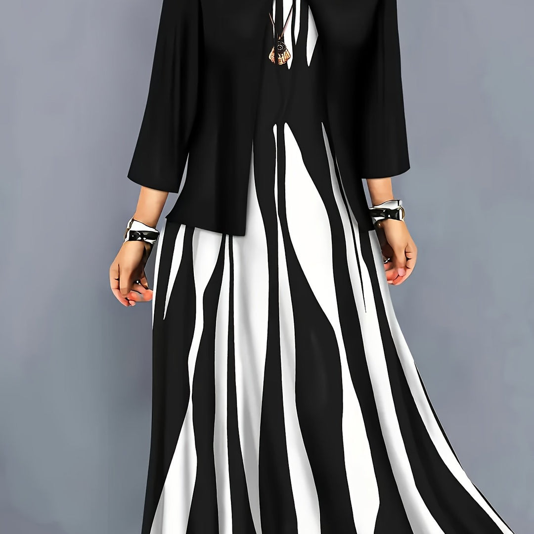 Zarabeth - שמלת מידי קז'ואל אופנתית