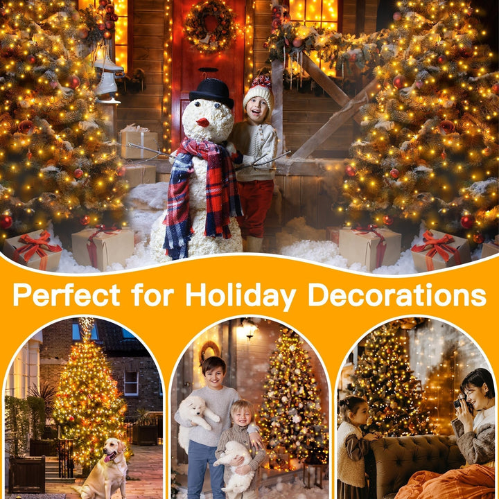 Kaerra - טבעת אורות מפל לעץ חג המולד