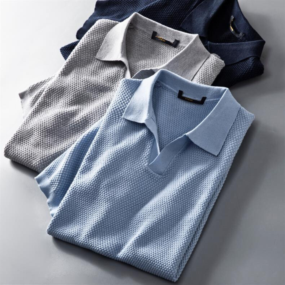 Alfredo - חולצת פולו אופנתית ליום יום