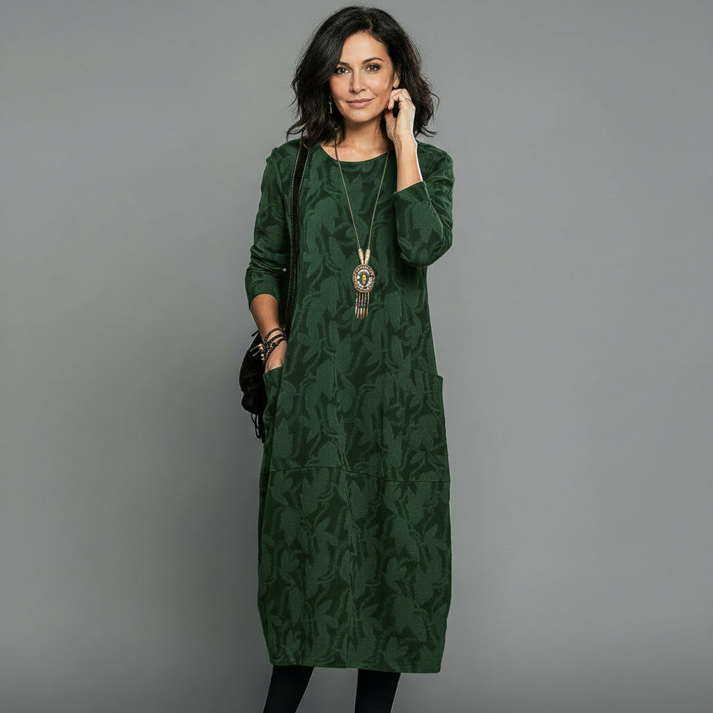 Alisson - שמלת מידי קז'ואל אופנתית