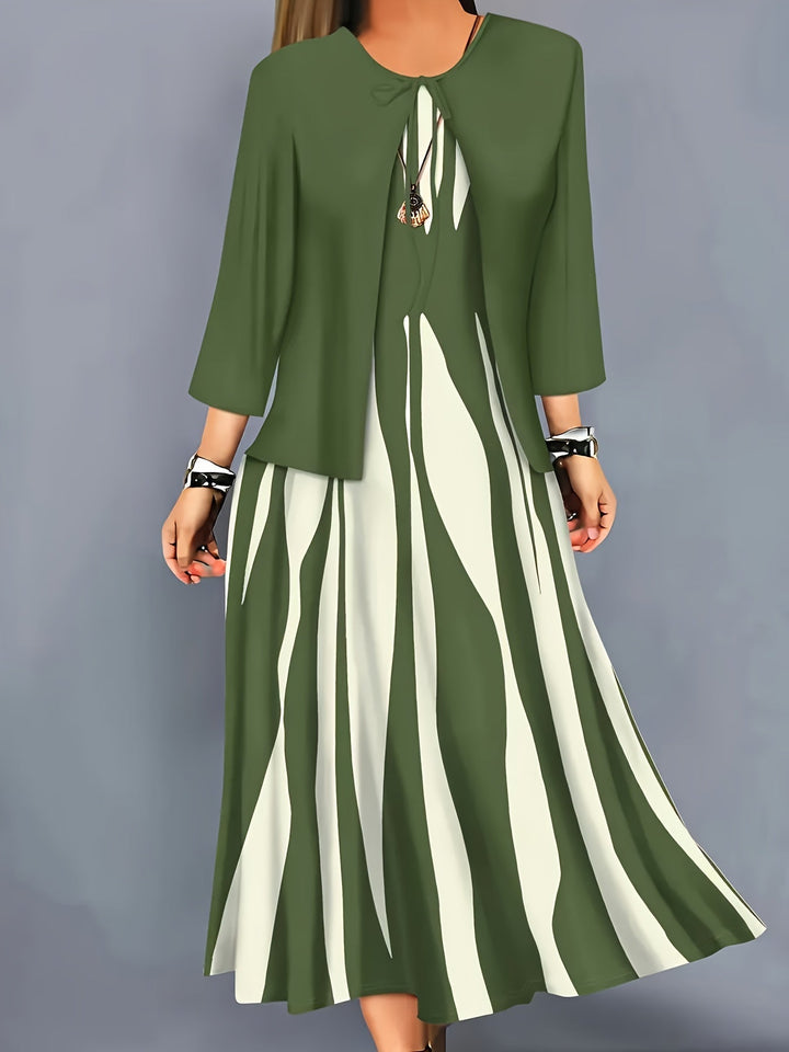 Zarabeth - שמלת מידי קז'ואל אופנתית