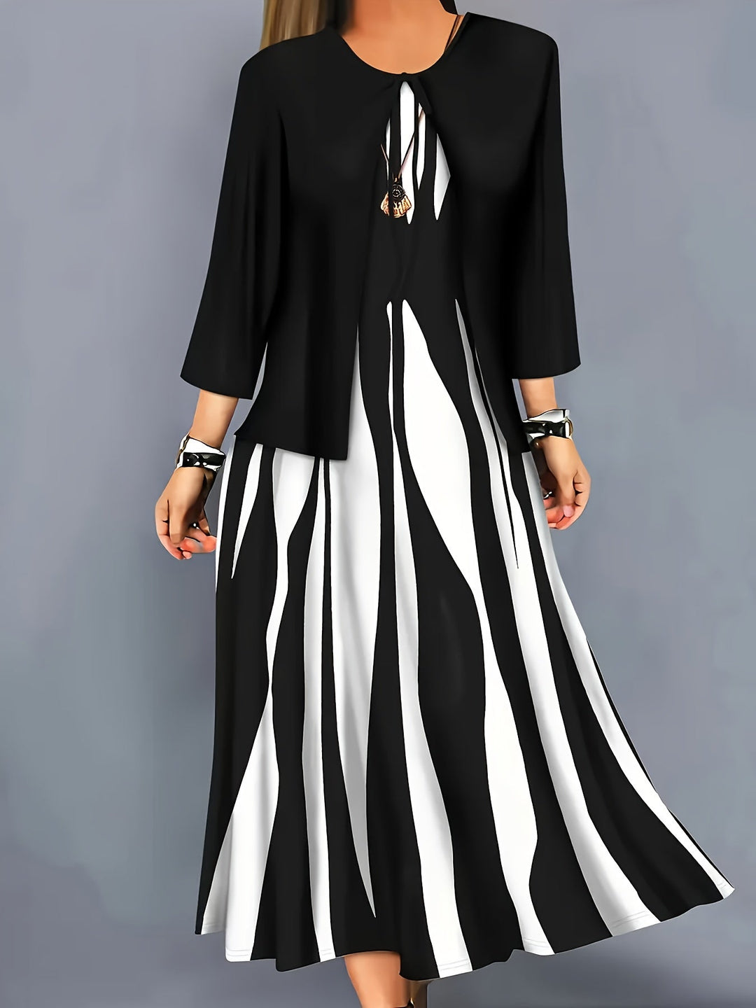 Zarabeth - שמלת מידי קז'ואל אופנתית