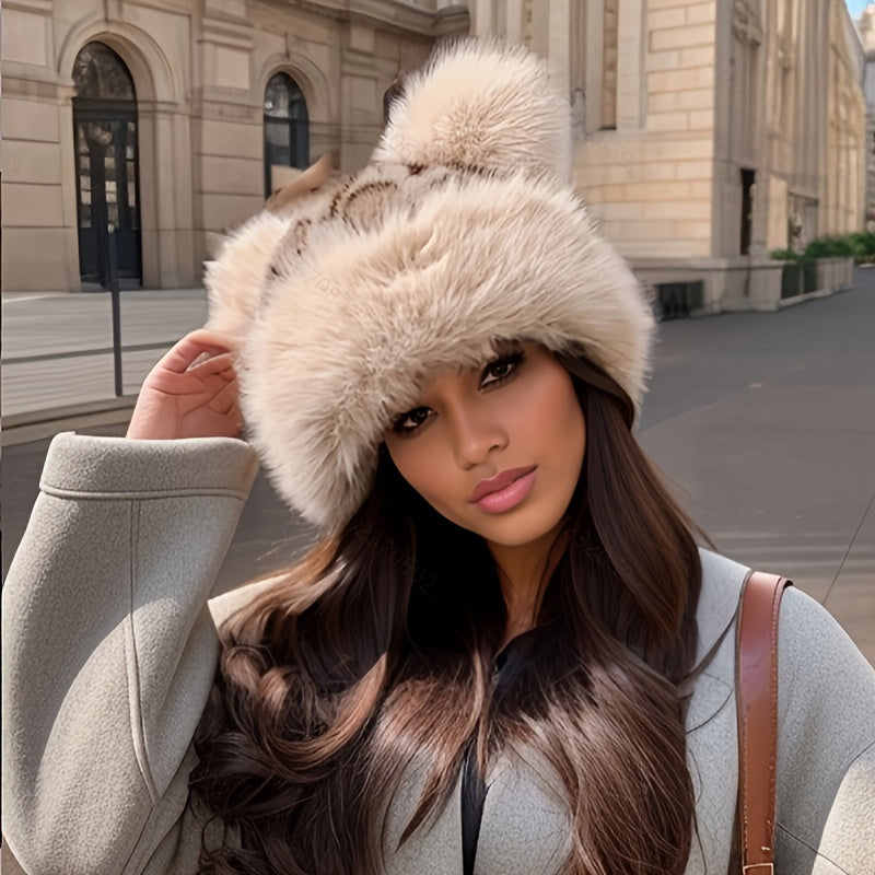 Avira - כובע גרב עם פונפון חם