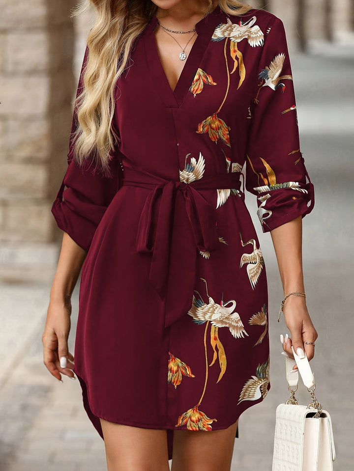 Oriella - שמלת מיני קז'ואל אופנתית