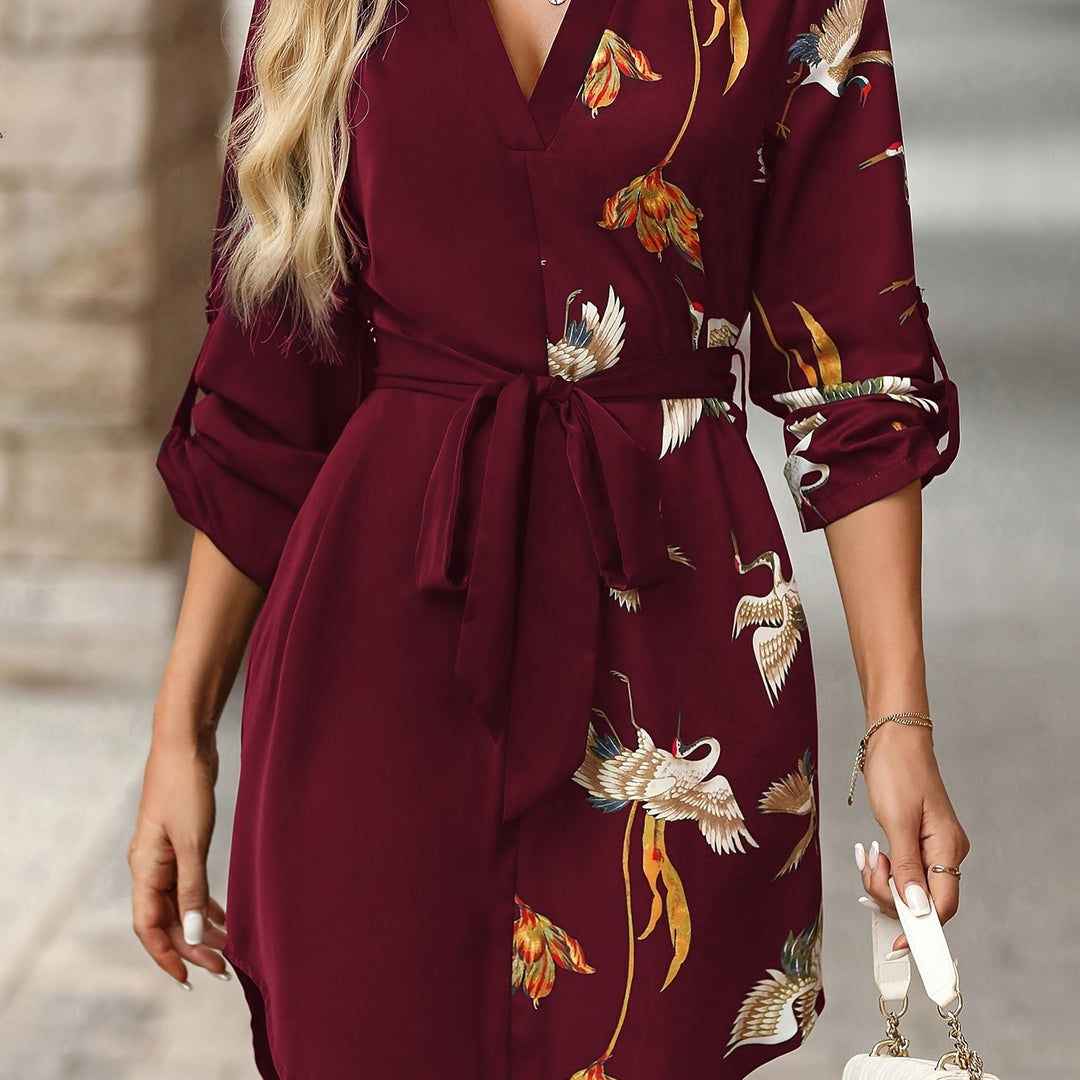 Oriella - שמלת מיני קז'ואל אופנתית