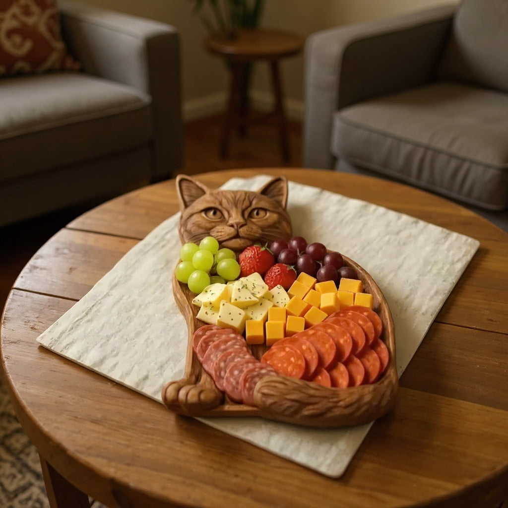 Wynonna - קרש חטיפים בצורת חתול