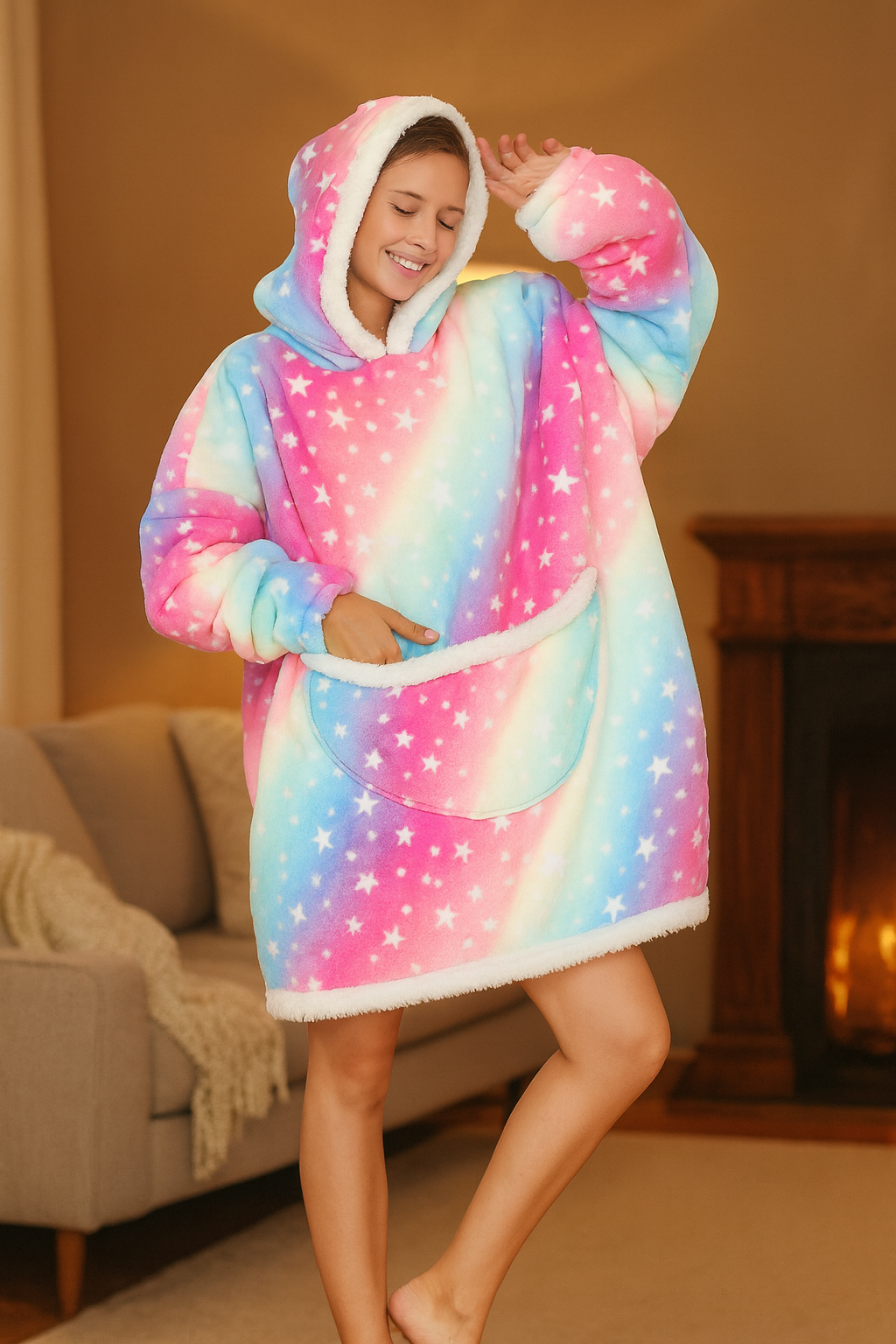 Kalira - שמיכת קפוצ'ון אופנתית