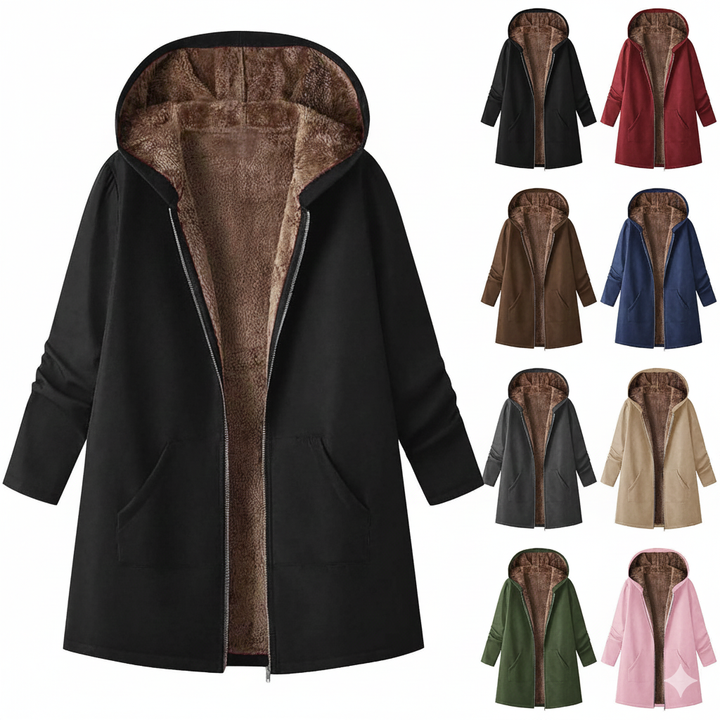 Fiorina - מעיל קז'ואל עם קפוצ'ון אופנתי