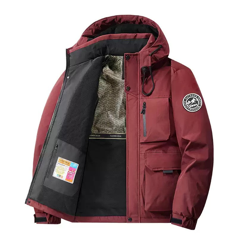 Jorge - מעיל קז'ואל עם קפוצ'ון אופנתי