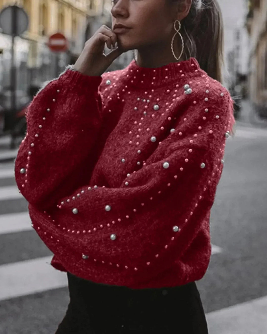 Mireille - סוודר אופנתי יומיומי