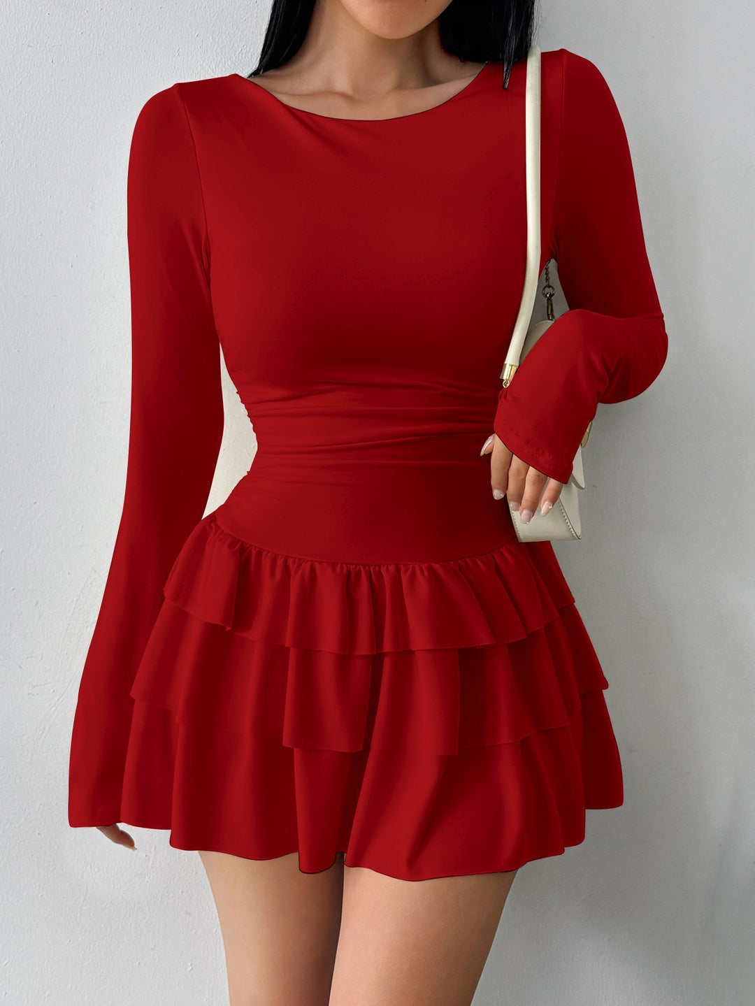 Sorenelle - שמלת מיני קז'ואל אופנתית