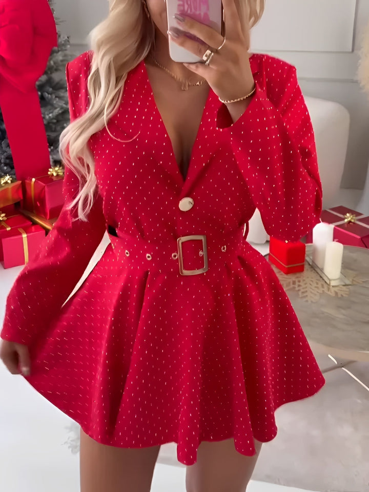 Fiorayne - שמלת מיני קז'ואל אופנתית