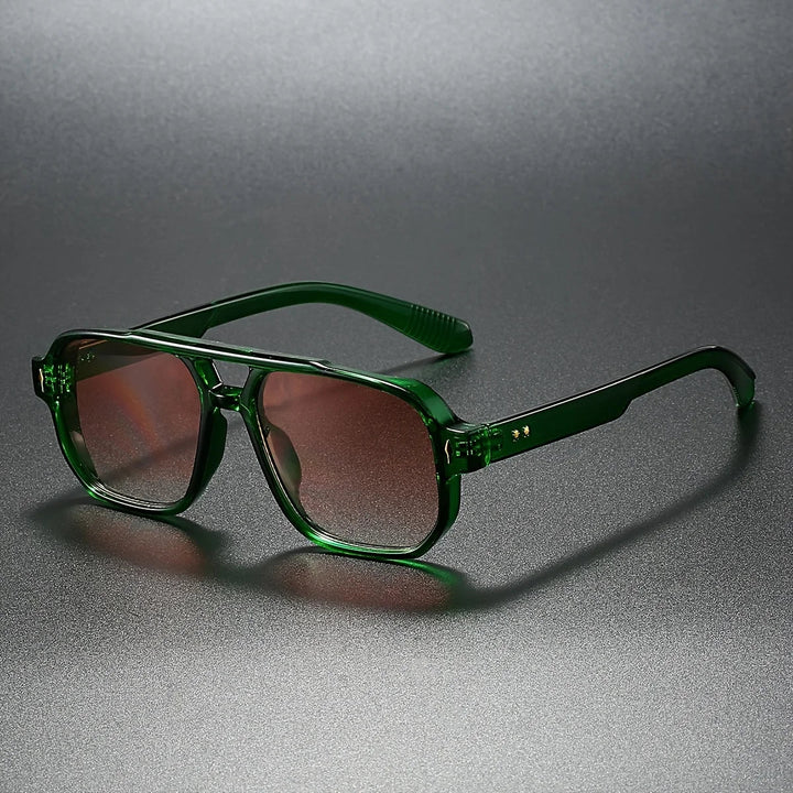 Aaron - משקפי שמש רטרו מרובעים