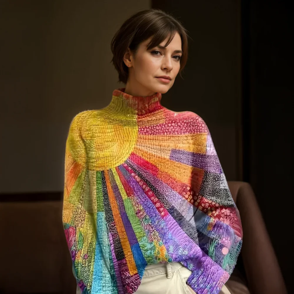 Azelina - סוודר אופנתי יומיומי