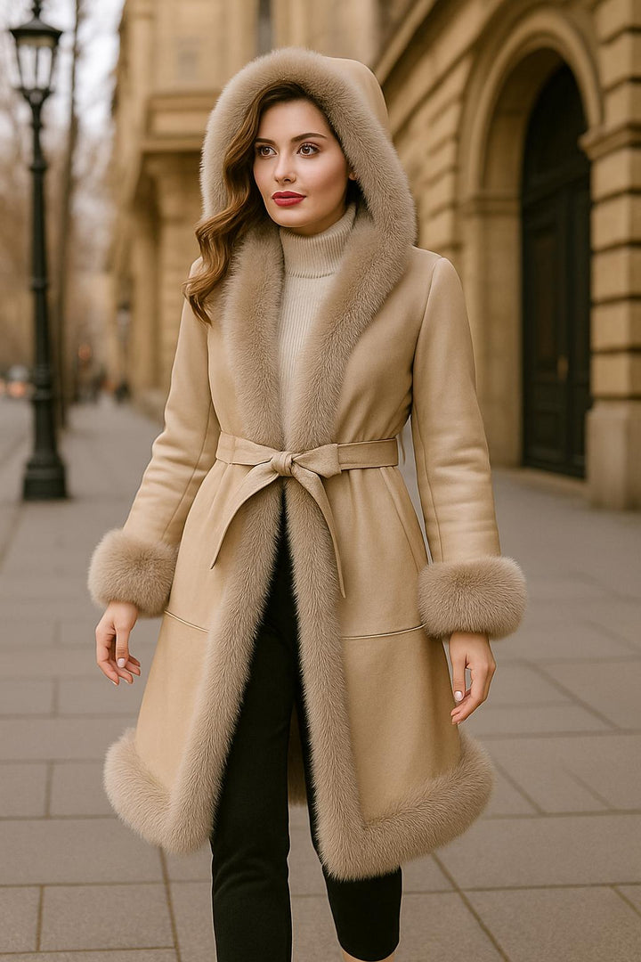 Quinara - מעיל קפוצ'ון אלגנטי יומיומי