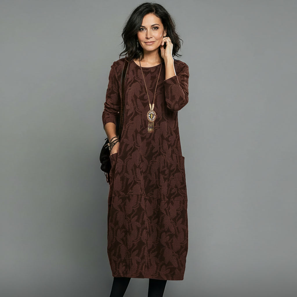 Alisson - שמלת מידי קז'ואל אופנתית