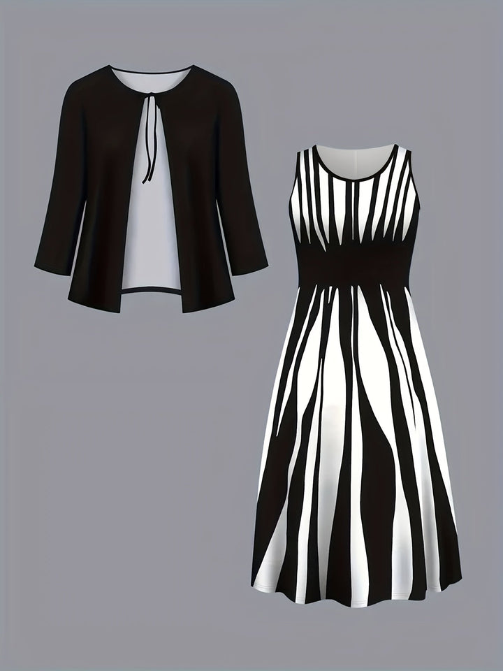 Zarabeth - שמלת מידי קז'ואל אופנתית