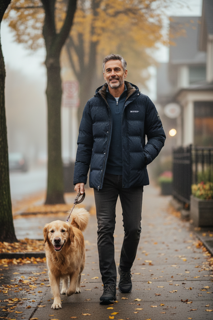 Trenrik - מעיל קז'ואל עם קפוצ'ון אופנתי