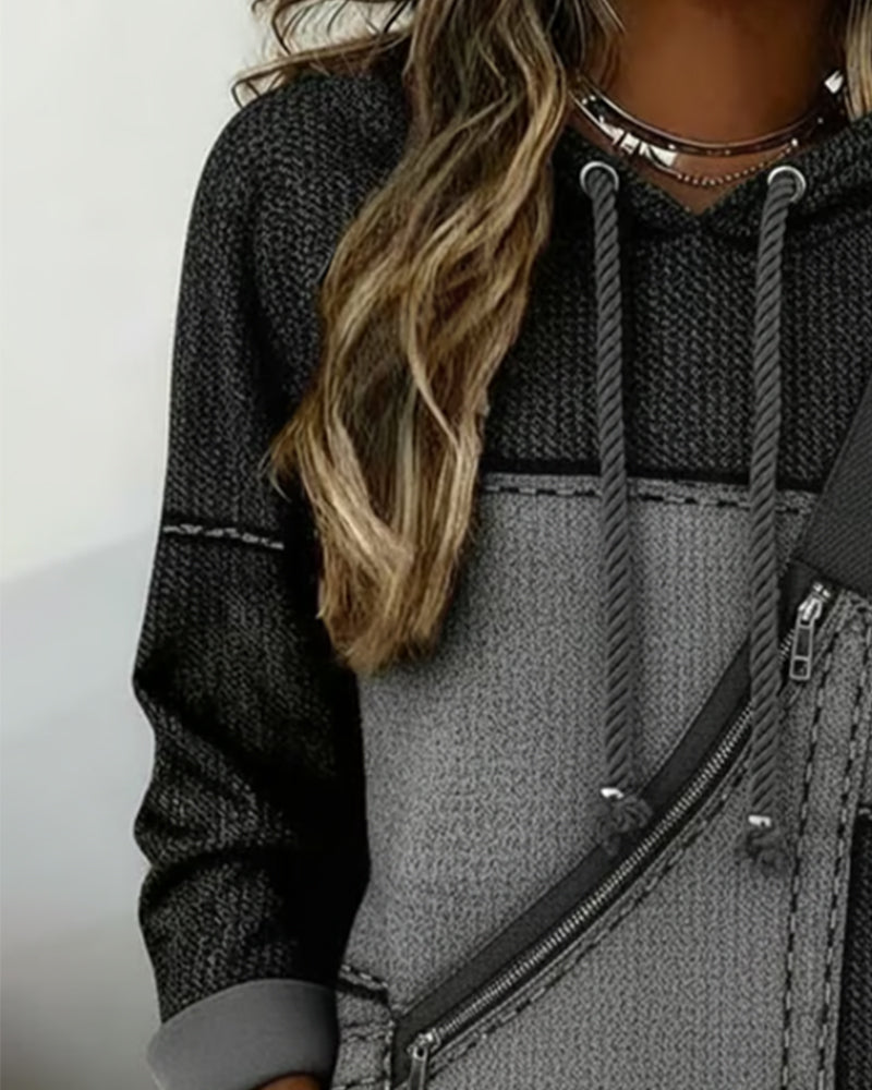 Hylin - סוודר אופנתי יומי עם כובע