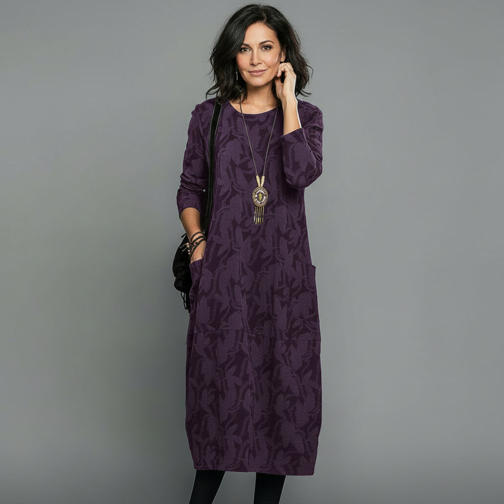 Alisson - שמלת מידי קז'ואל אופנתית