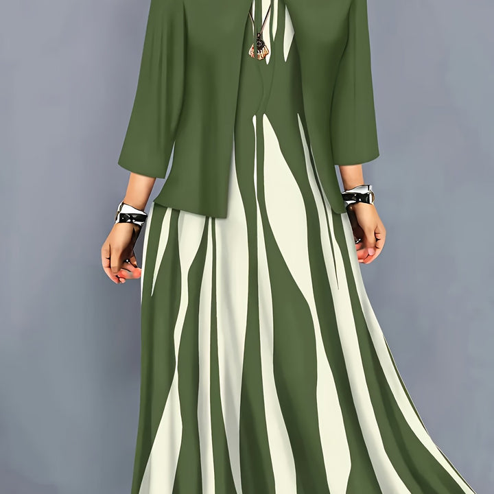 Zarabeth - שמלת מידי קז'ואל אופנתית