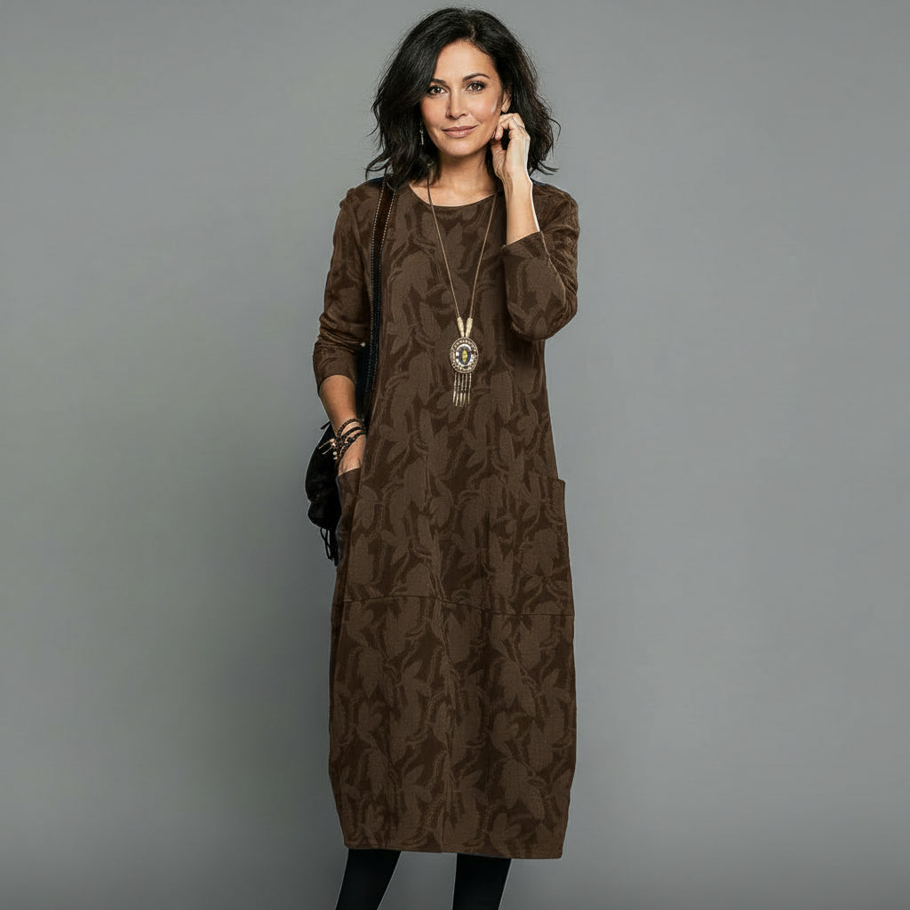 Alisson - שמלת מידי קז'ואל אופנתית