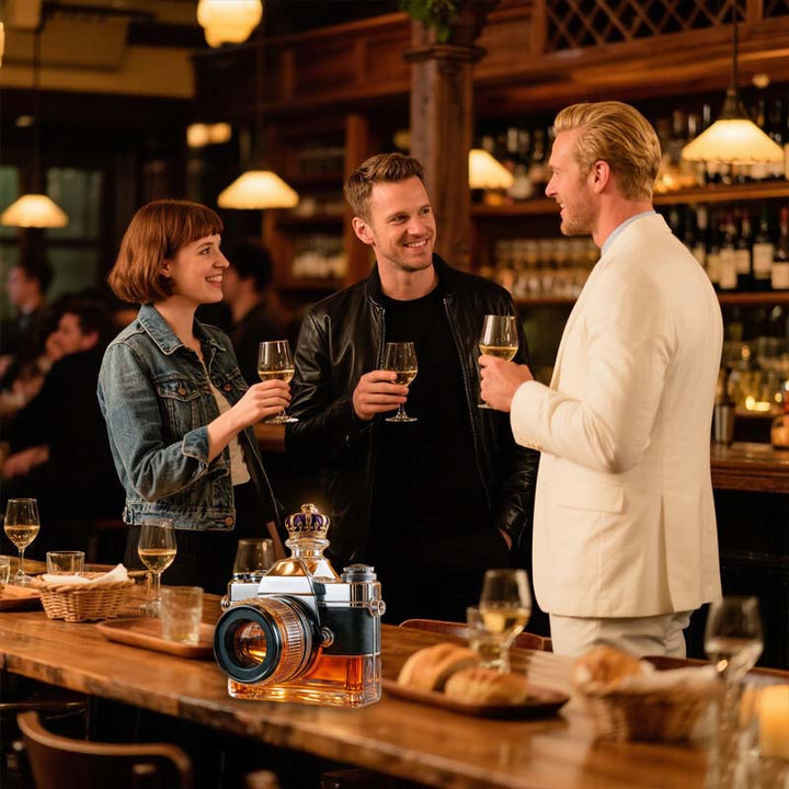 Arvenik - דקנטר זכוכית בצורת מצלמה