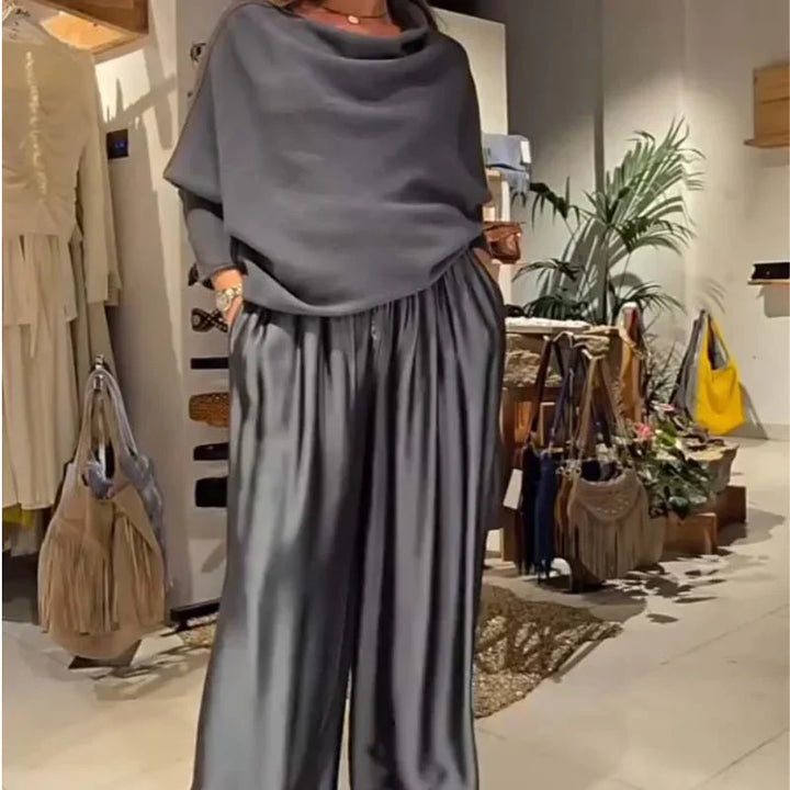 Zairielle - סט דו-חלקי קז'ואל אלגנטי