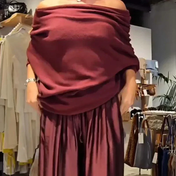 Zairielle - סט דו-חלקי קז'ואל אלגנטי