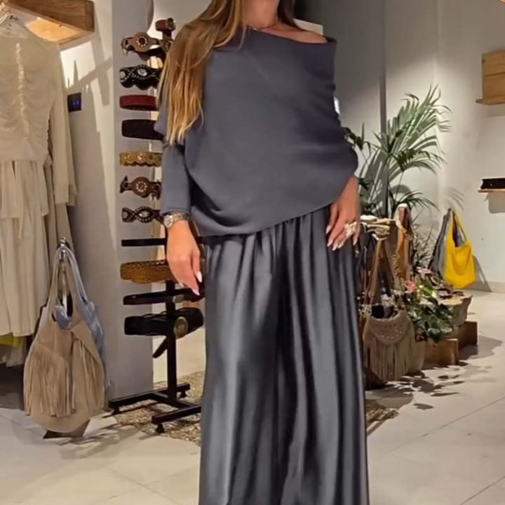 Zairielle - סט דו-חלקי קז'ואל אלגנטי