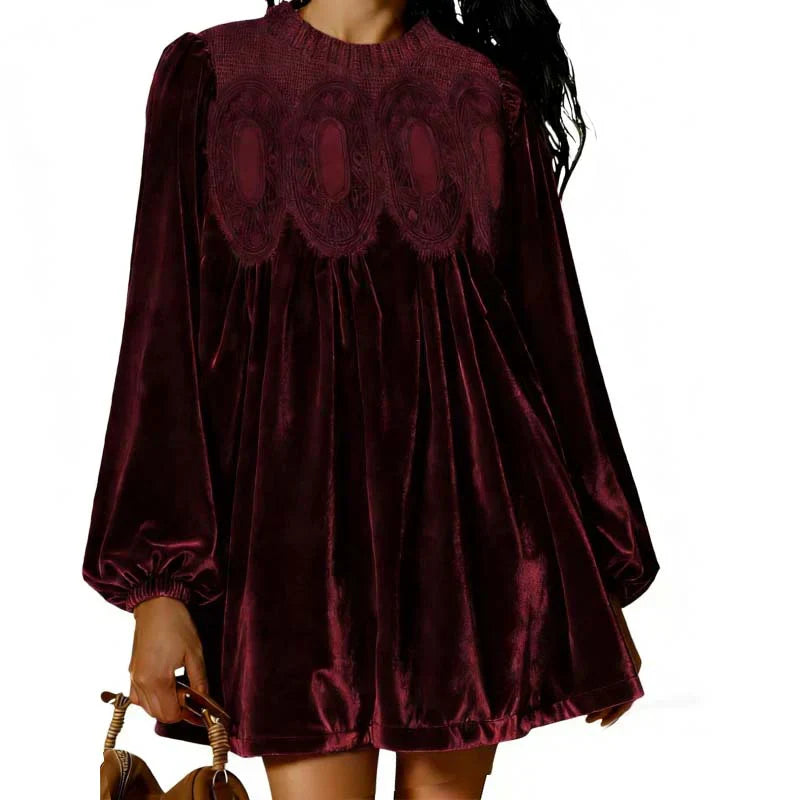 Auralyn - שמלת מיני קז'ואל אופנתית